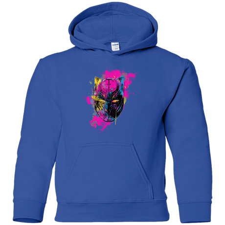 Sweatshirts Royal / YS Graffiti Panther Youth Hoodie