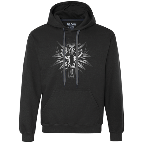 Sweatshirts Black / Small Graffiti White Wolf Premium Fleece Hoodie