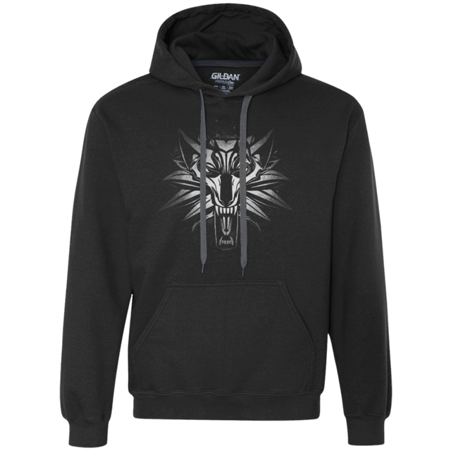 Sweatshirts Black / Small Graffiti White Wolf Premium Fleece Hoodie