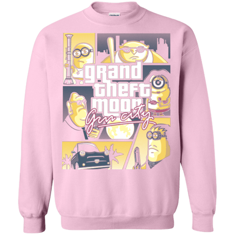 Sweatshirts Light Pink / Small Grand theft moon Crewneck Sweatshirt