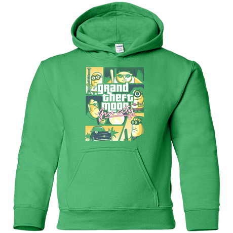 Sweatshirts Irish Green / YS Grand theft moon Youth Hoodie