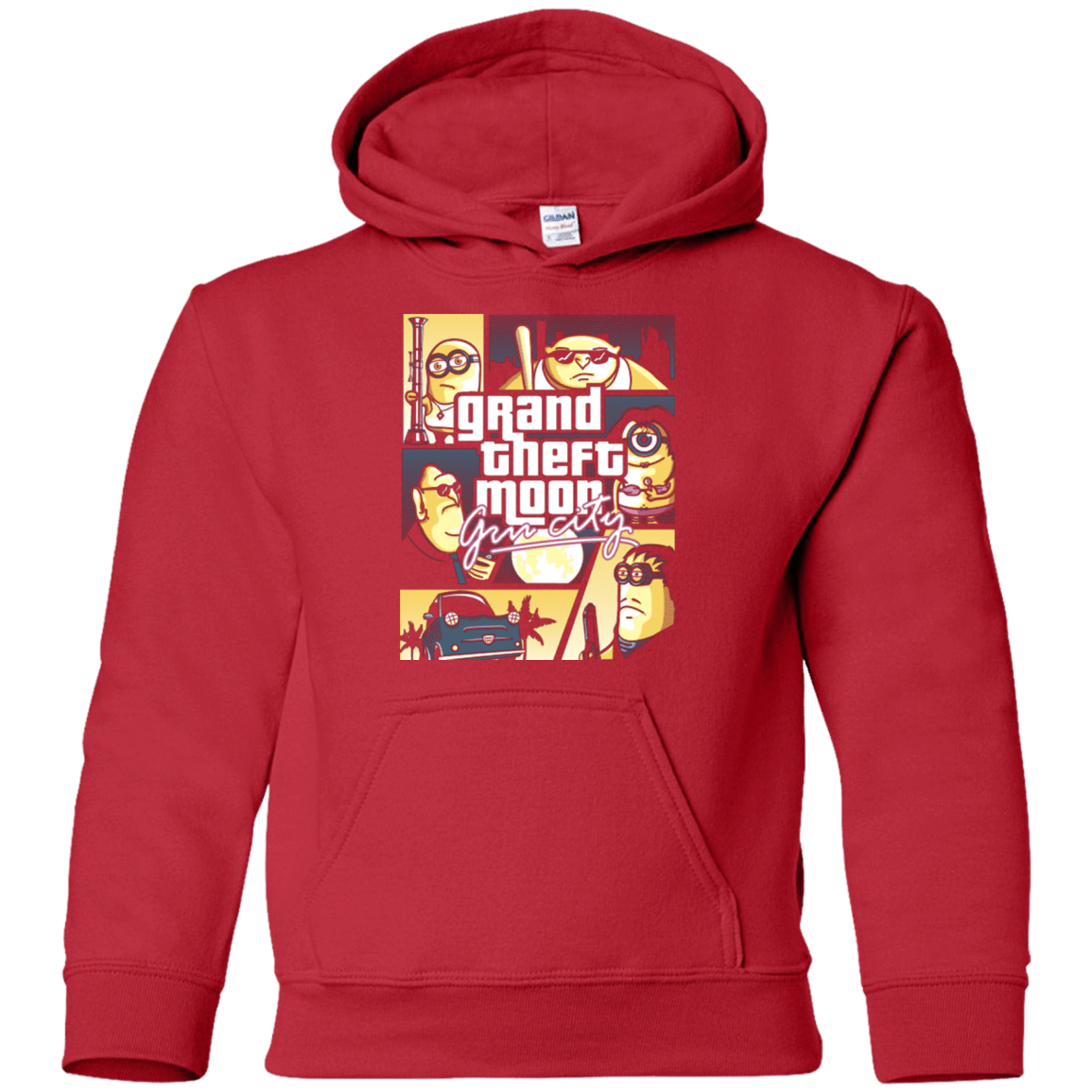 Sweatshirts Red / YS Grand theft moon Youth Hoodie