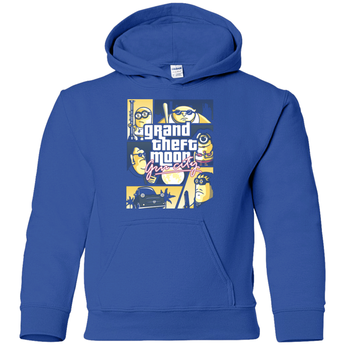Sweatshirts Royal / YS Grand theft moon Youth Hoodie