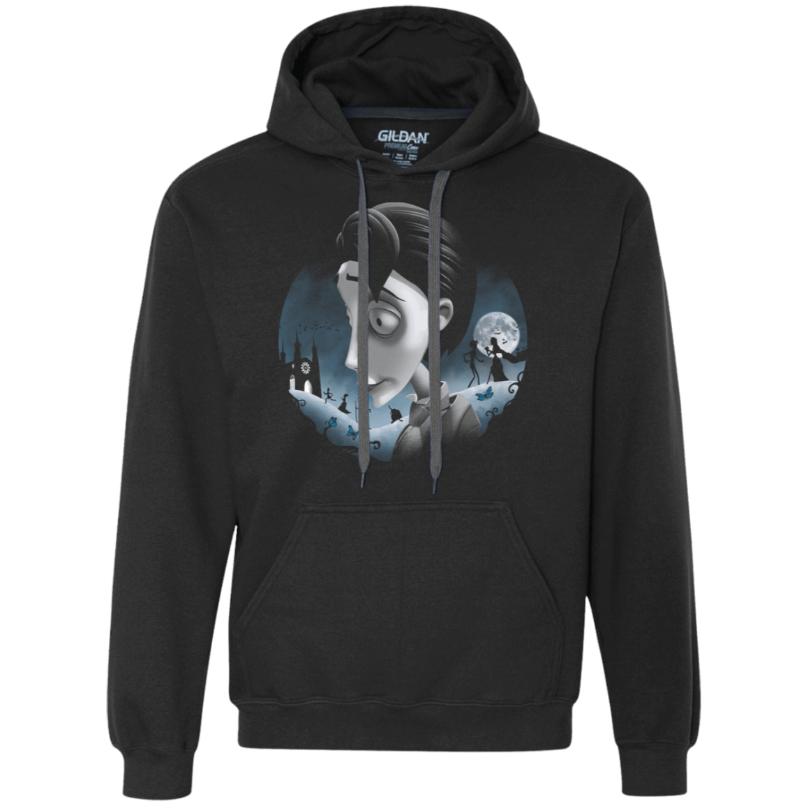 Sweatshirts Black / S Grave Wedding Premium Fleece Hoodie