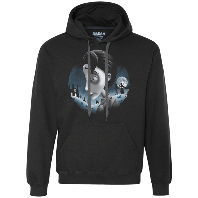 Sweatshirts Black / S Grave Wedding Premium Fleece Hoodie