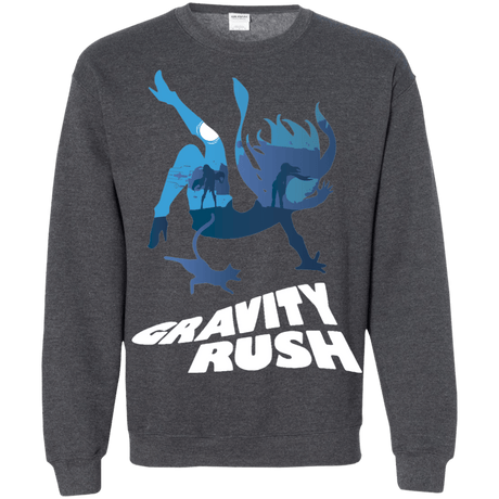 Sweatshirts Dark Heather / Small Gravity Rush Crewneck Sweatshirt
