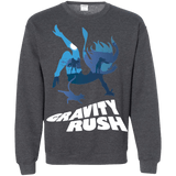 Sweatshirts Dark Heather / Small Gravity Rush Crewneck Sweatshirt