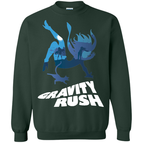 Sweatshirts Forest Green / Small Gravity Rush Crewneck Sweatshirt
