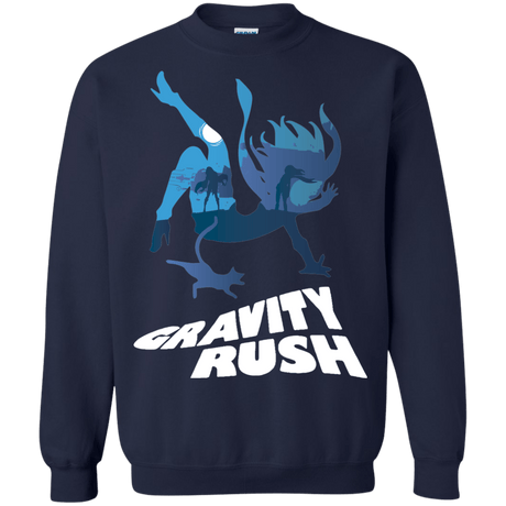 Sweatshirts Navy / Small Gravity Rush Crewneck Sweatshirt