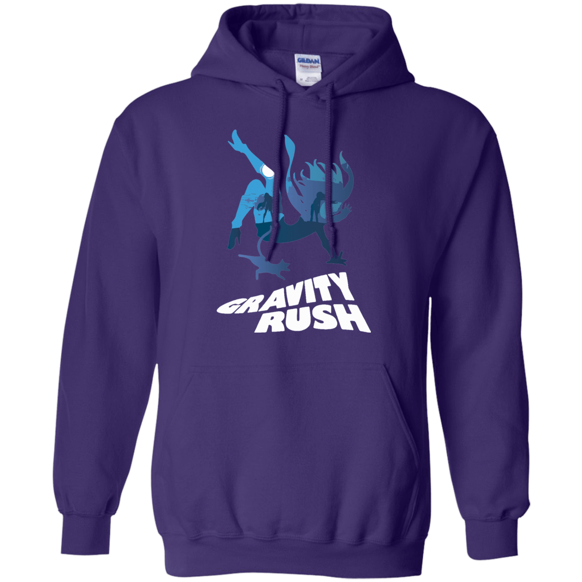 Sweatshirts Purple / Small Gravity Rush Pullover Hoodie