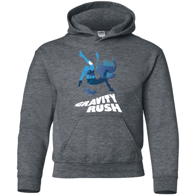 Sweatshirts Dark Heather / YS Gravity Rush Youth Hoodie