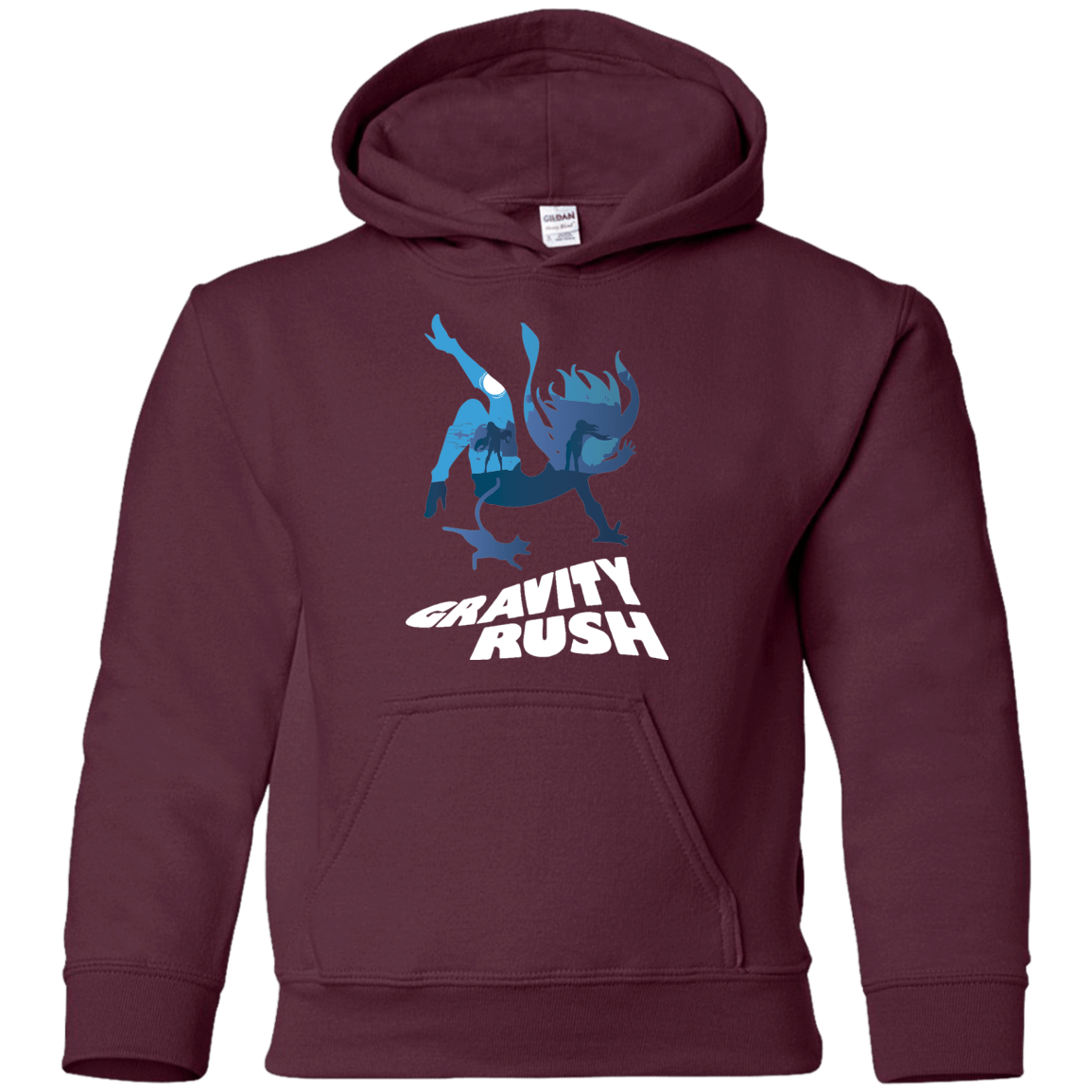 Sweatshirts Maroon / YS Gravity Rush Youth Hoodie