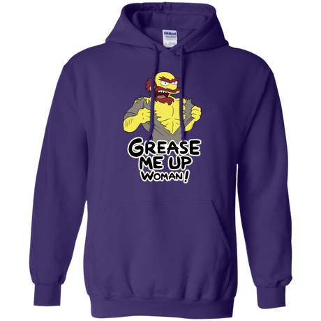 Sweatshirts Purple / S Grease Me Up Pullover Hoodie