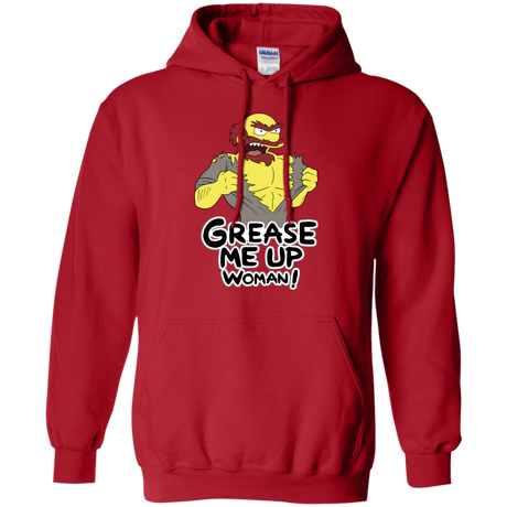 Sweatshirts Red / S Grease Me Up Pullover Hoodie