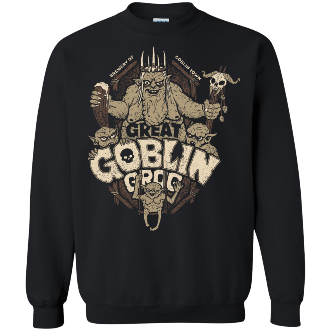 Sweatshirts Black / S Great Goblin Grog Crewneck Sweatshirt