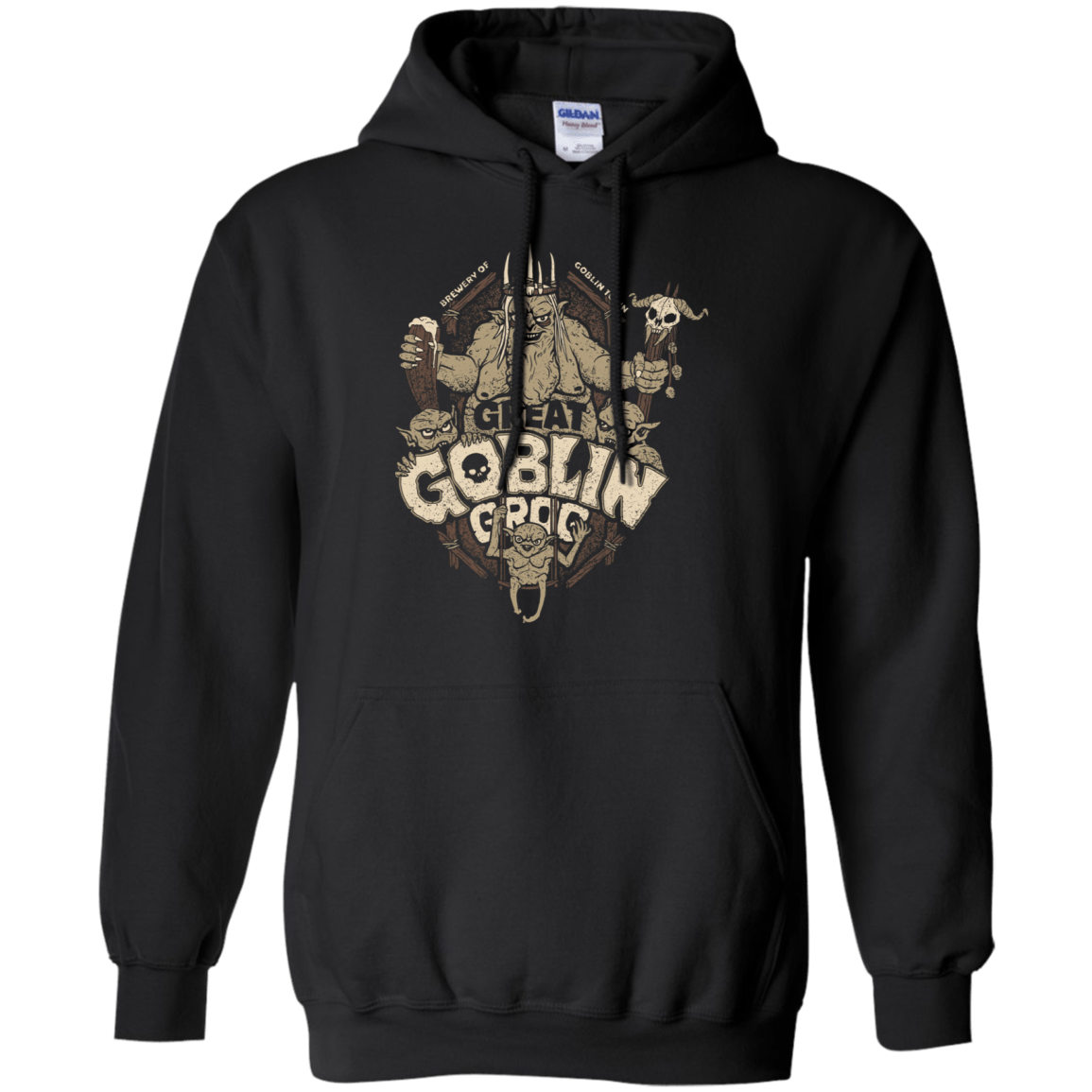 Sweatshirts Black / S Great Goblin Grog Pullover Hoodie