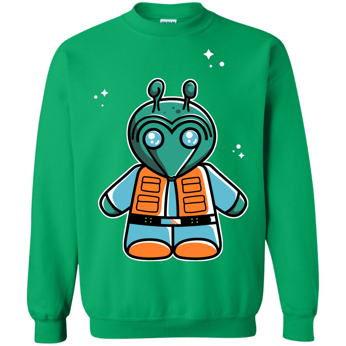 Sweatshirts Irish Green / S Greedo Cute Crewneck Sweatshirt