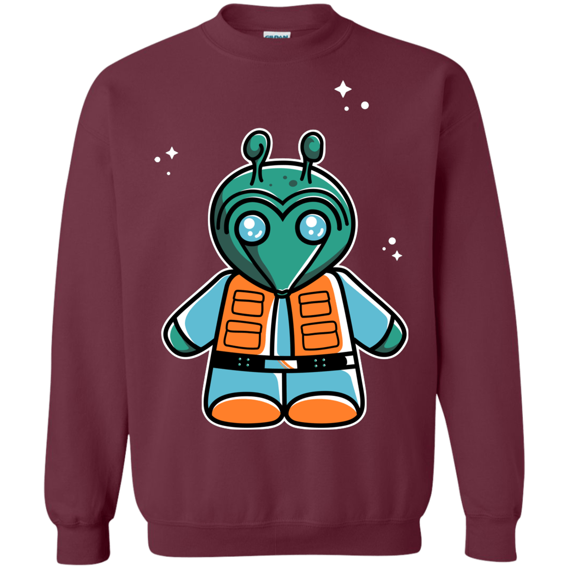 Sweatshirts Maroon / S Greedo Cute Crewneck Sweatshirt