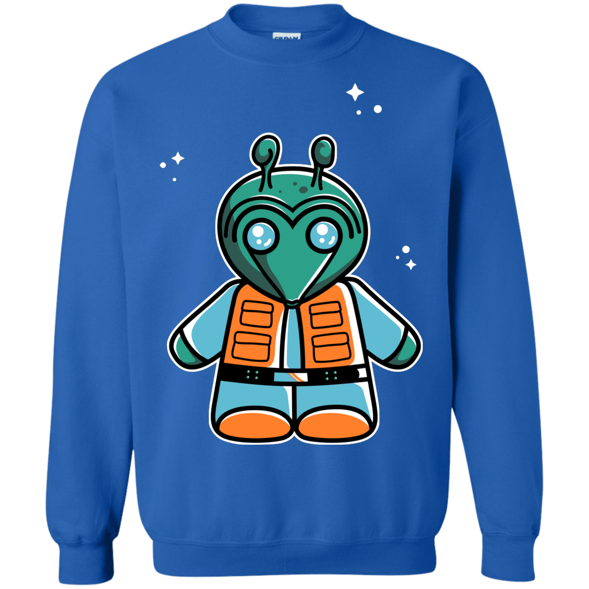 Sweatshirts Royal / S Greedo Cute Crewneck Sweatshirt