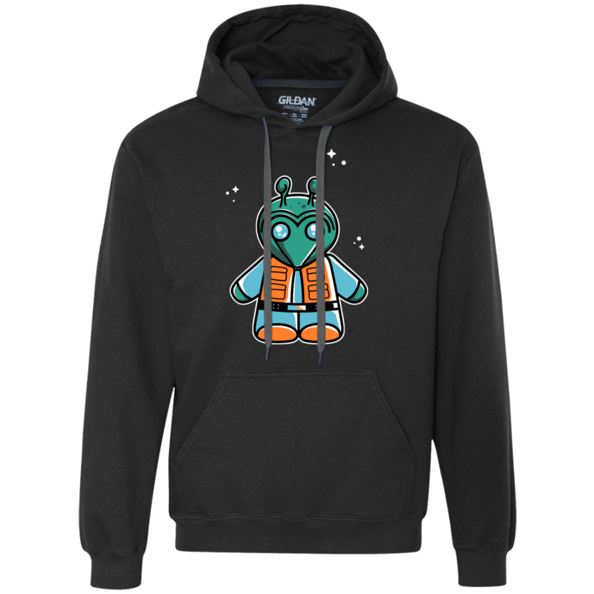 Sweatshirts Black / S Greedo Cute Premium Fleece Hoodie