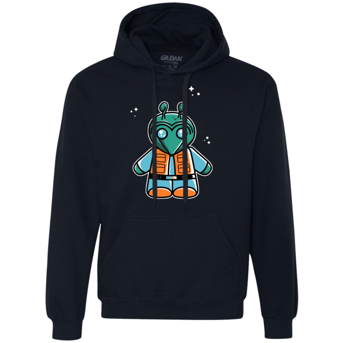 Sweatshirts Navy / S Greedo Cute Premium Fleece Hoodie