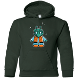 Sweatshirts Forest Green / YS Greedo Cute Youth Hoodie