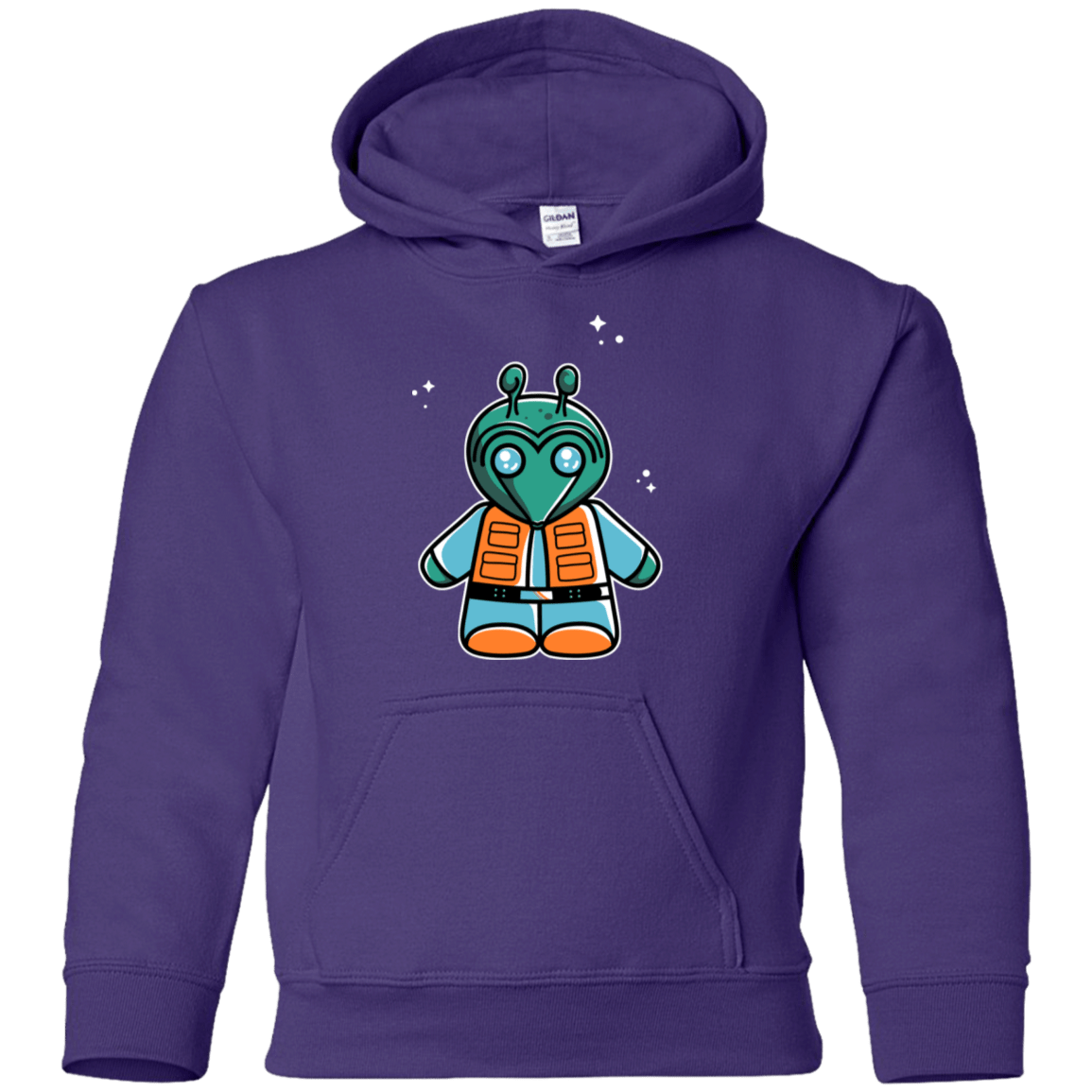 Sweatshirts Purple / YS Greedo Cute Youth Hoodie