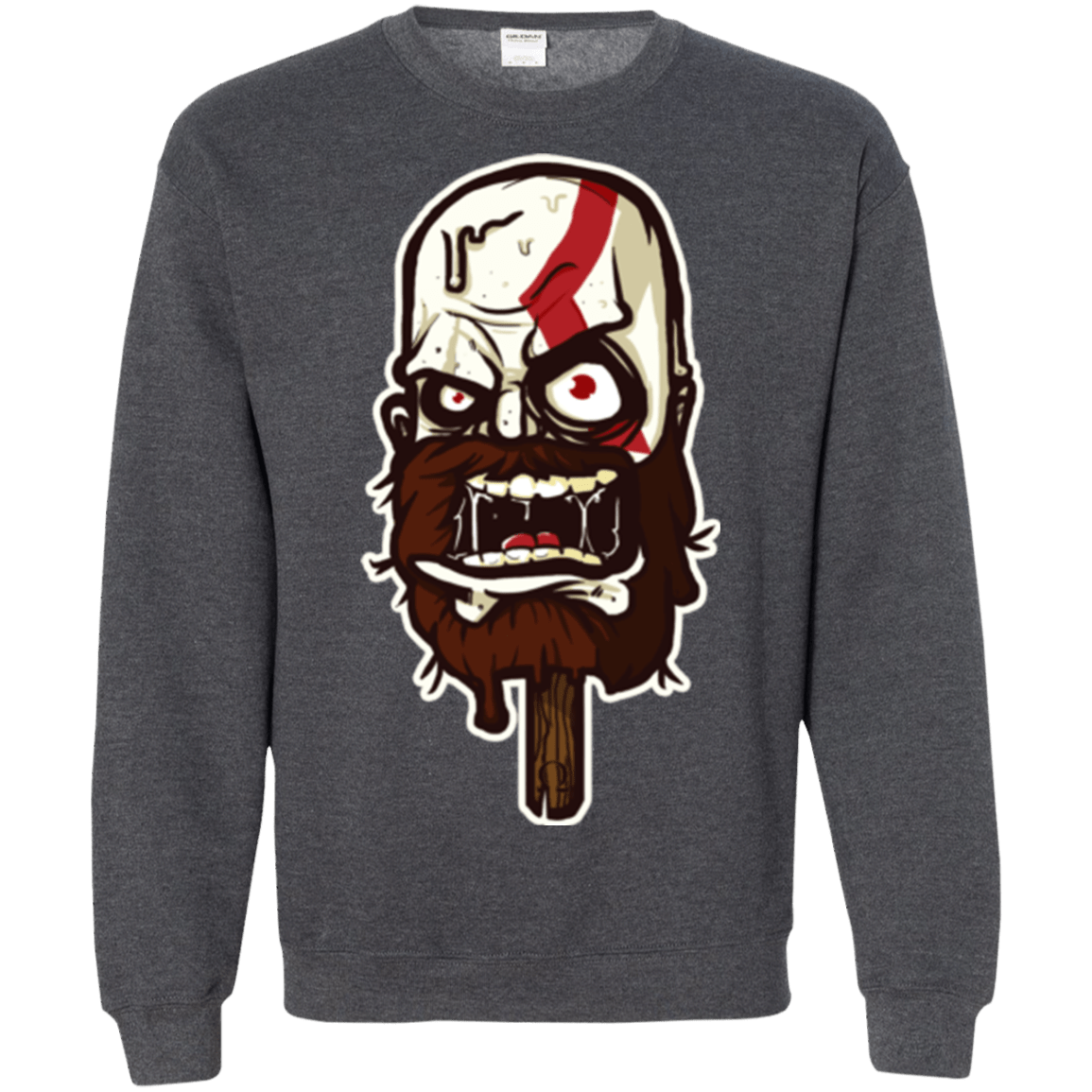Sweatshirts Dark Heather / S Greek Ice Cream Crewneck Sweatshirt