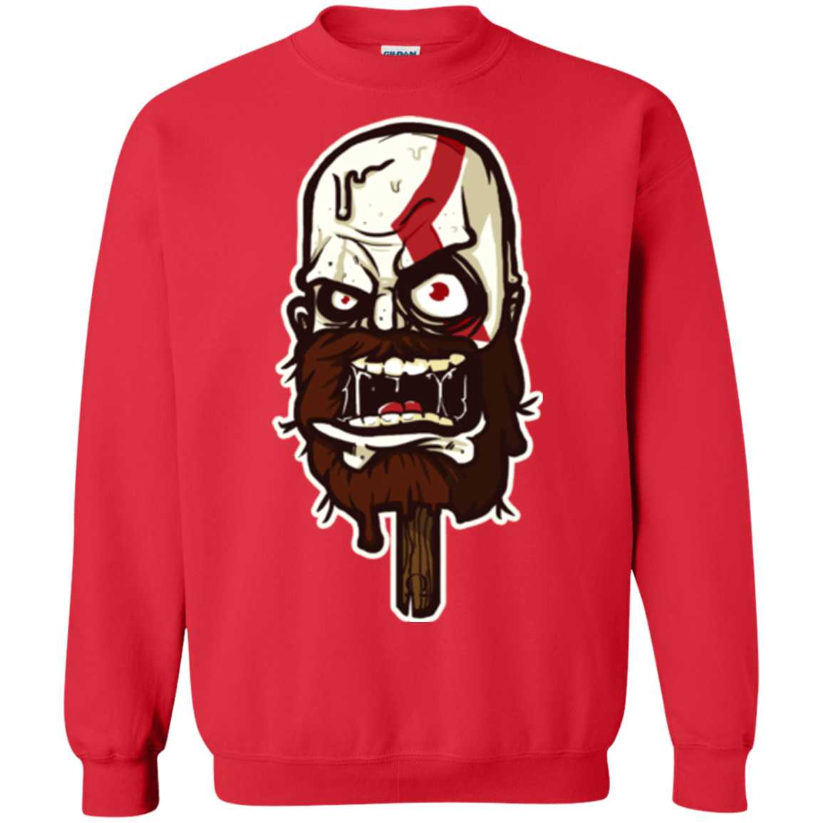 Sweatshirts Red / S Greek Ice Cream Crewneck Sweatshirt