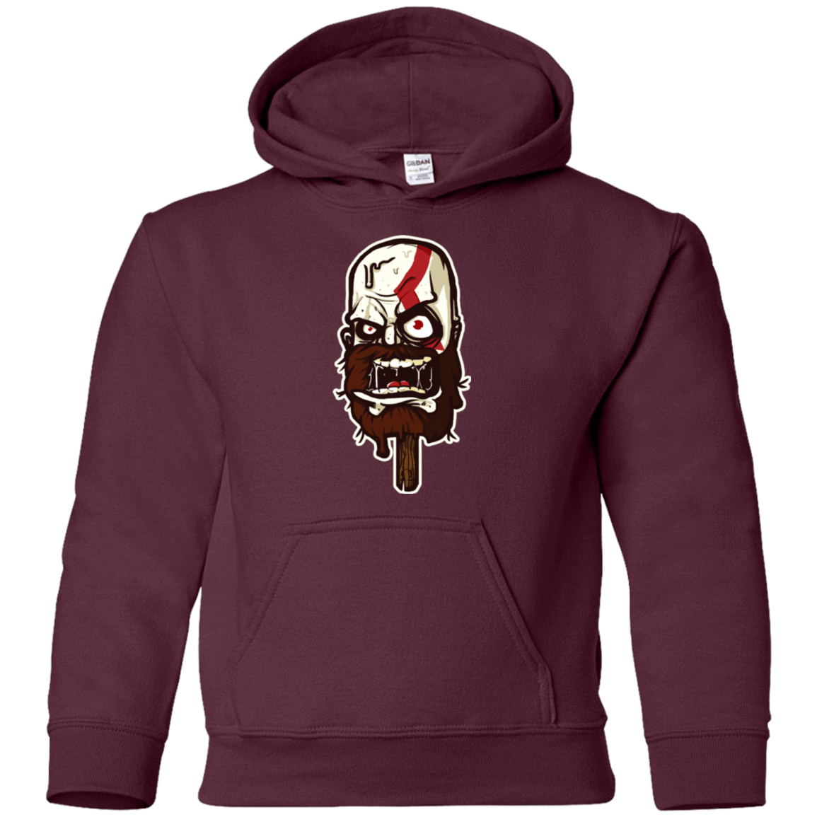 Sweatshirts Maroon / YS Greek Ice Cream Youth Hoodie