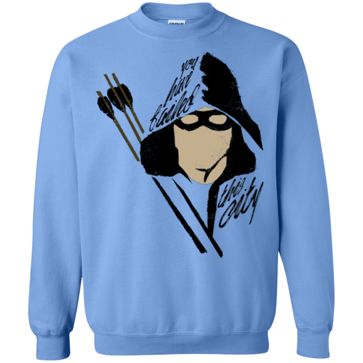 Sweatshirts Carolina Blue / Small Green Archer Crewneck Sweatshirt