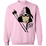 Sweatshirts Light Pink / Small Green Archer Crewneck Sweatshirt