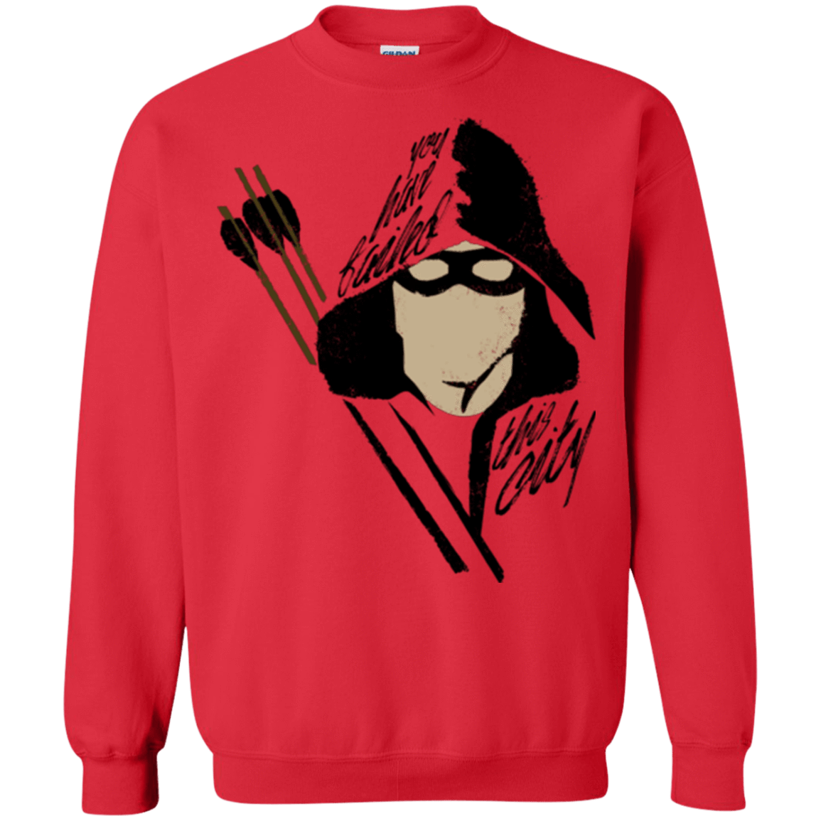 Sweatshirts Red / Small Green Archer Crewneck Sweatshirt