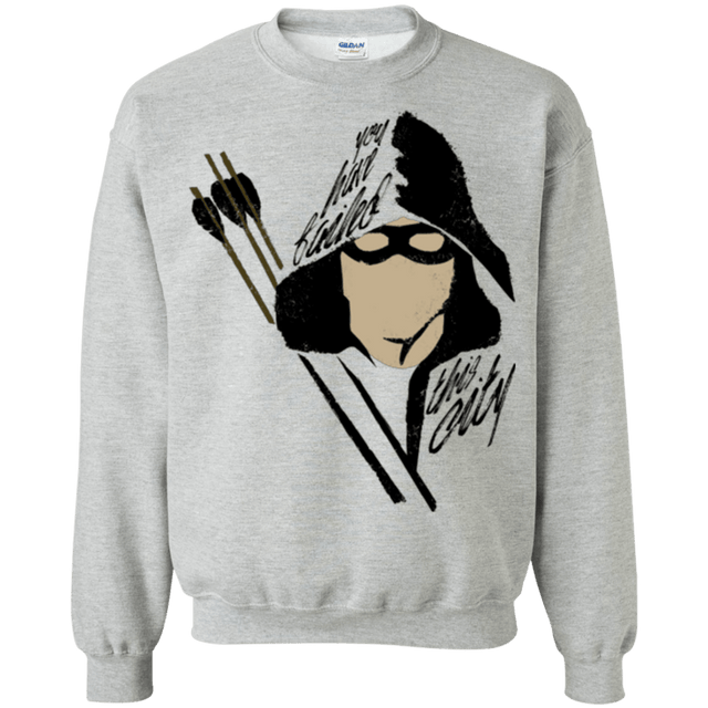 Sweatshirts Sport Grey / Small Green Archer Crewneck Sweatshirt