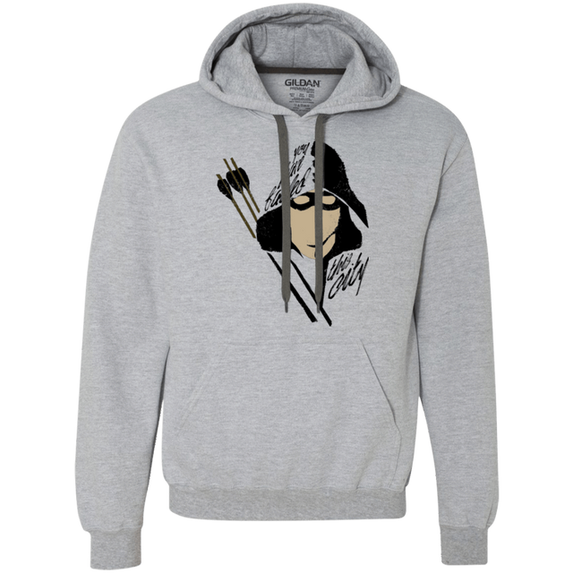 Sweatshirts Sport Grey / Small Green Archer Premium Fleece Hoodie