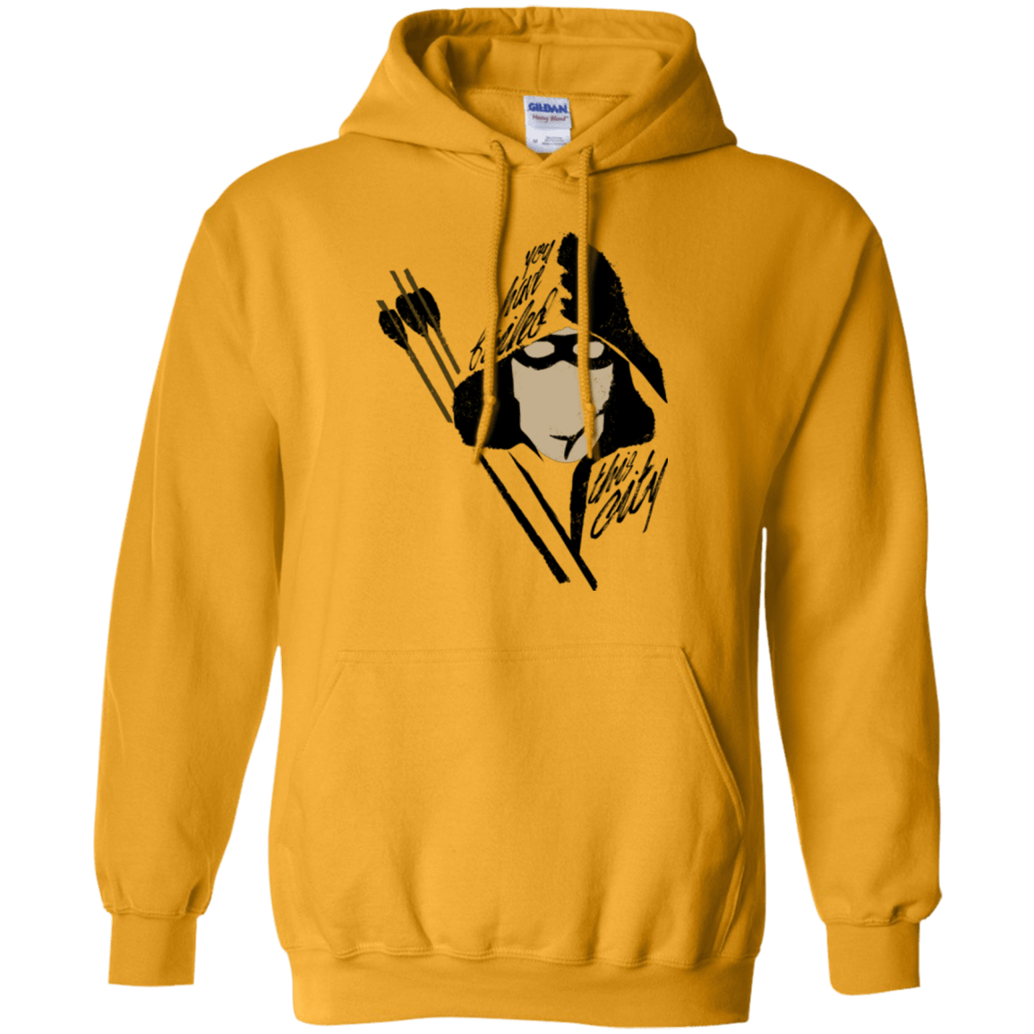 Sweatshirts Gold / Small Green Archer Pullover Hoodie