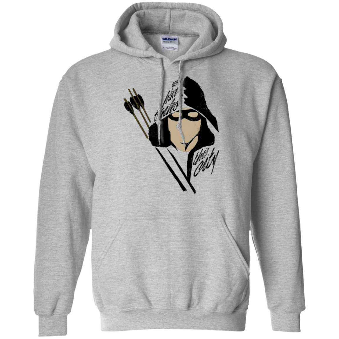 Sweatshirts Sport Grey / Small Green Archer Pullover Hoodie