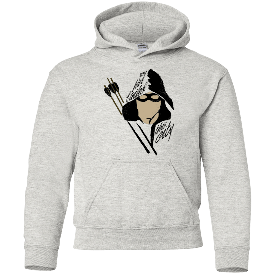 Sweatshirts Ash / YS Green Archer Youth Hoodie