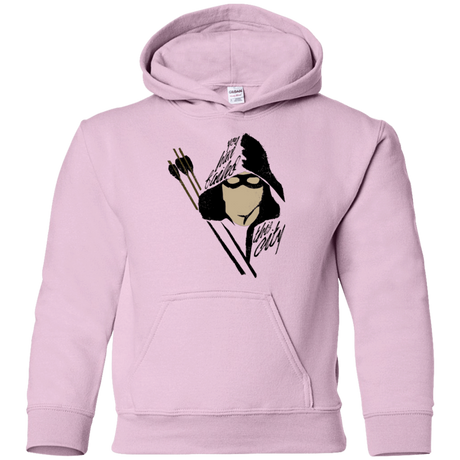 Sweatshirts Light Pink / YS Green Archer Youth Hoodie