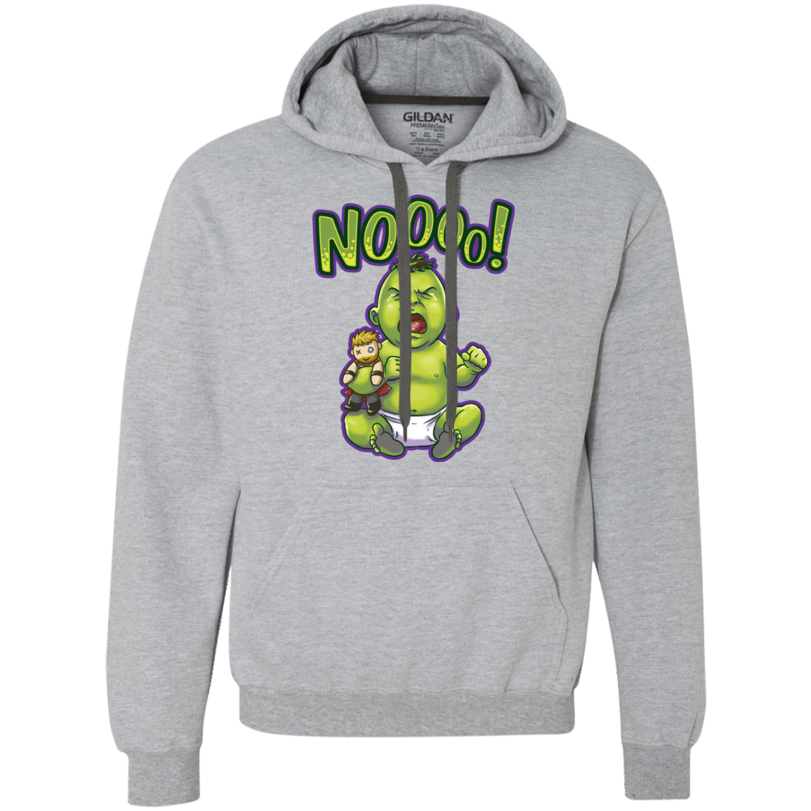 Sweatshirts Sport Grey / S Green Crybaby Premium Fleece Hoodie