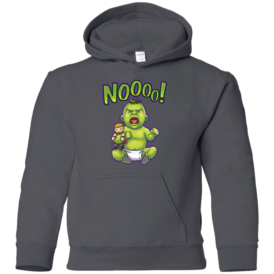 Green Crybaby Youth Hoodie