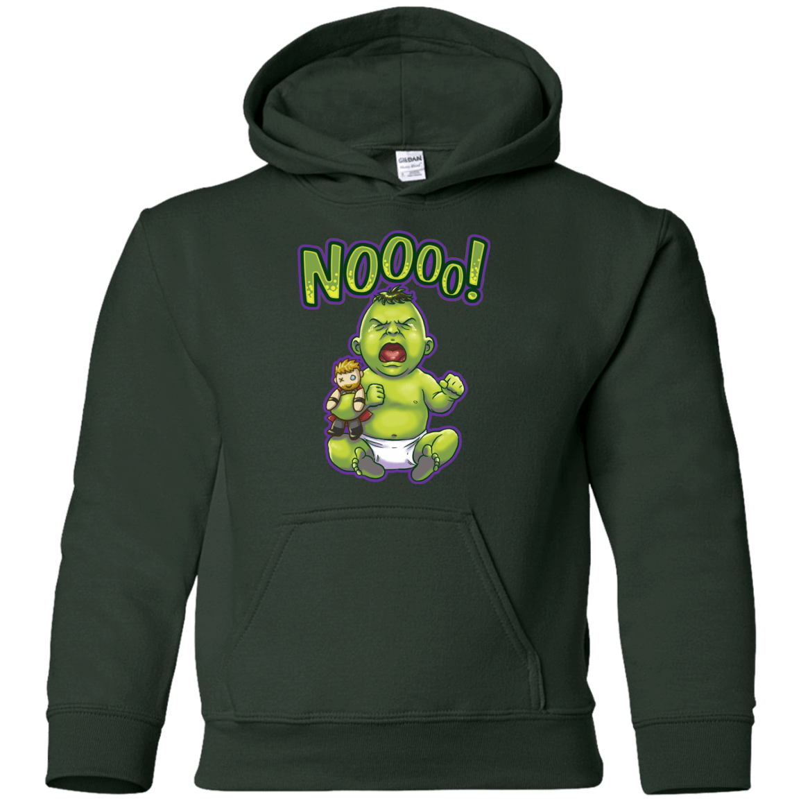 Green Crybaby Youth Hoodie