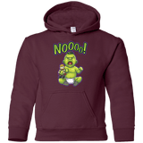 Sweatshirts Maroon / YS Green Crybaby Youth Hoodie
