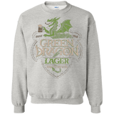 Sweatshirts Ash / Small Green Dragon Crewneck Sweatshirt