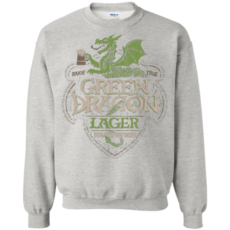 Sweatshirts Ash / Small Green Dragon Crewneck Sweatshirt