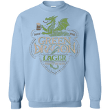 Sweatshirts Light Blue / Small Green Dragon Crewneck Sweatshirt