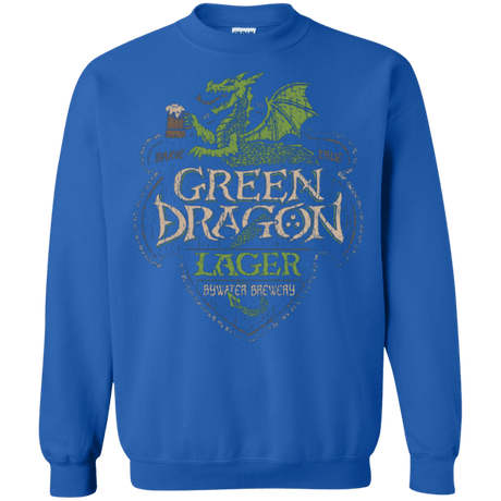 Sweatshirts Royal / Small Green Dragon Crewneck Sweatshirt