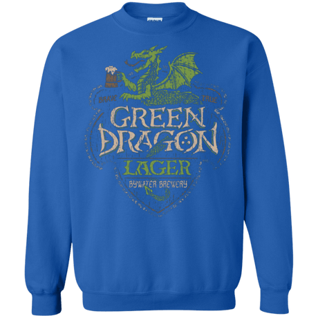 Sweatshirts Royal / Small Green Dragon Crewneck Sweatshirt