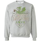 Sweatshirts Sport Grey / Small Green Dragon Crewneck Sweatshirt