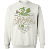 Sweatshirts White / Small Green Dragon Crewneck Sweatshirt